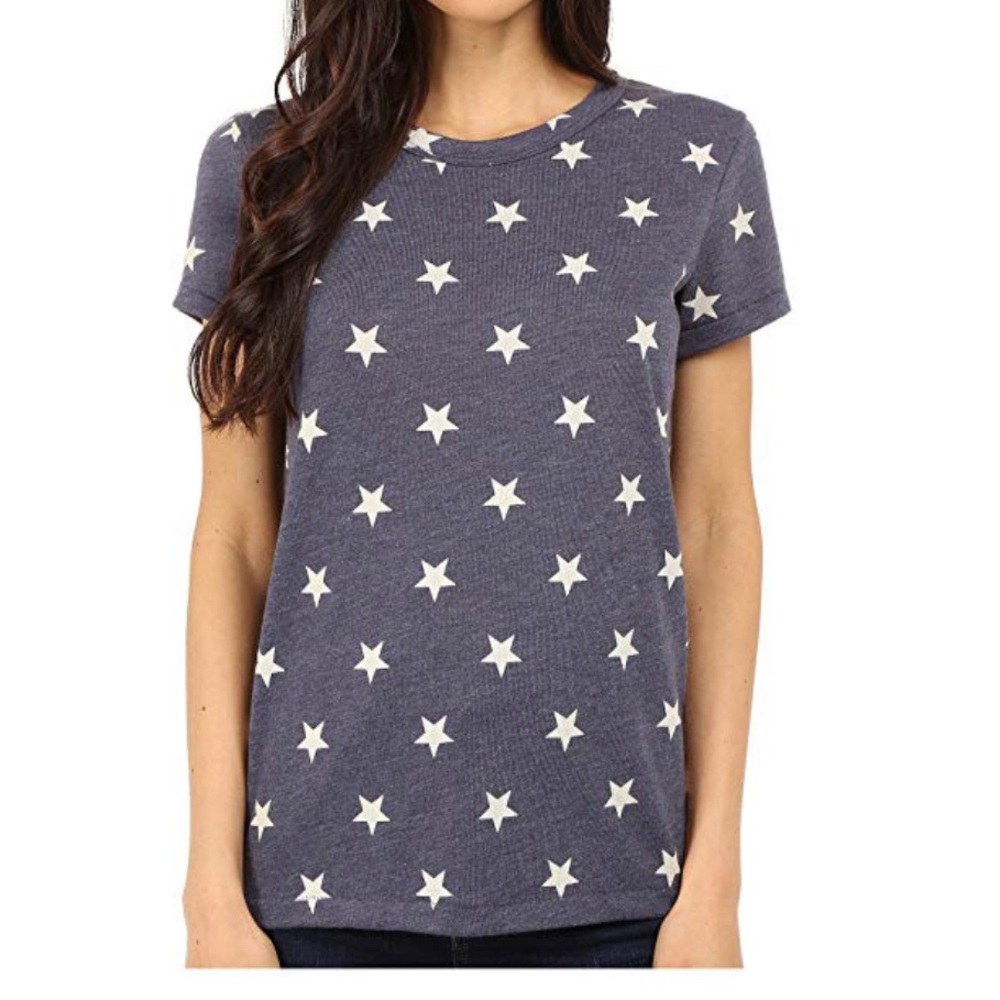 Alternative t-shirt with stars size XS